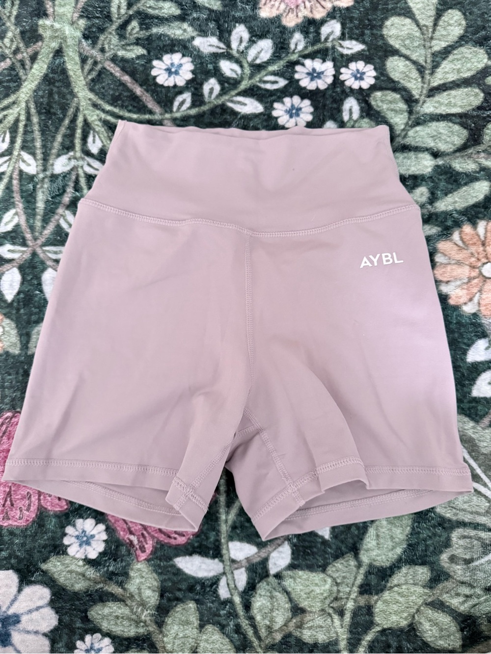 AYBL High-Waist Mauve Shorts